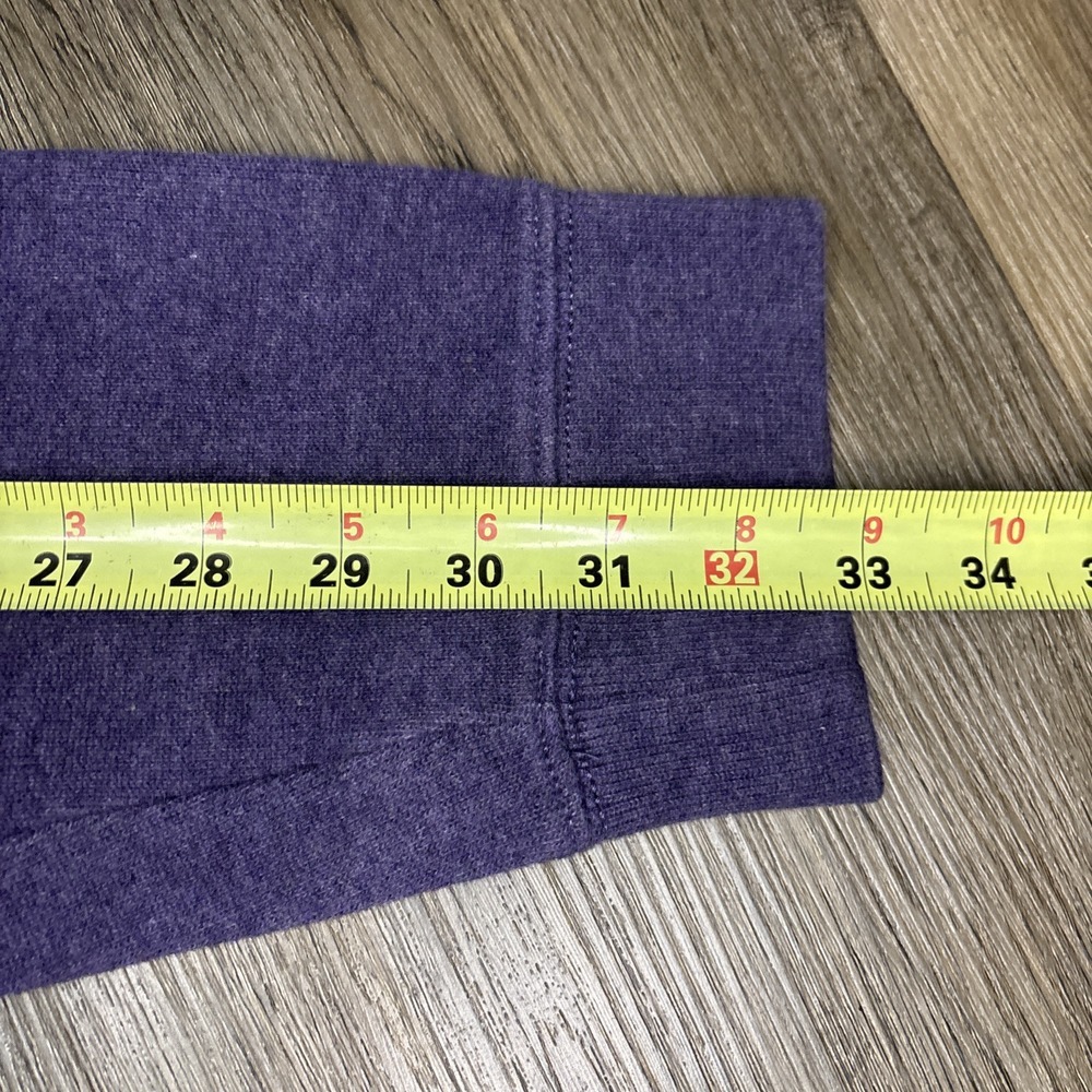 Polo Ralph Lauren Classics Quarter Zip Pullover Men's XL Purple Sweater‎ Pony - Picture 9 of 9